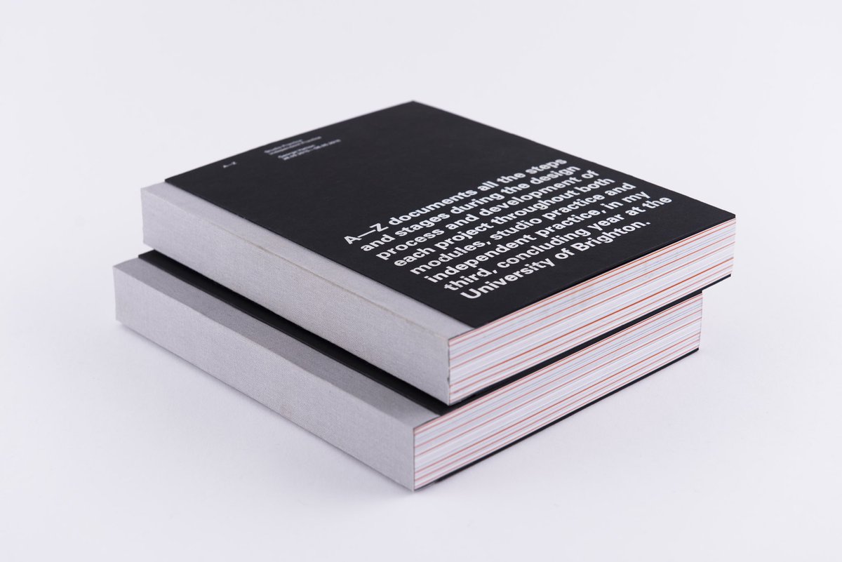 Georgehatton94's tweet photo. 'A—Z' 286 Page Publication, Foil Block Printed Cover. #graphicdesign #typography #editorial #publication #print  @peopleofprint https://t.co/gVZYQ0BgiA