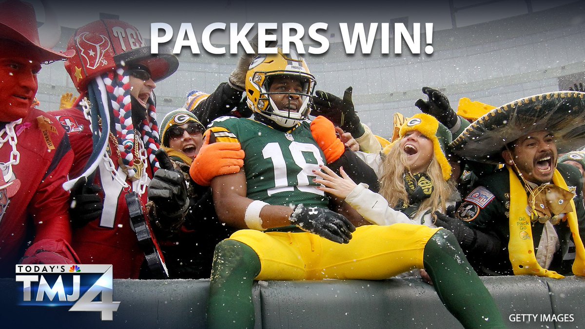 tmj4's tweet image. FINAL: Green Bay Packers 21, Houston Texans 13