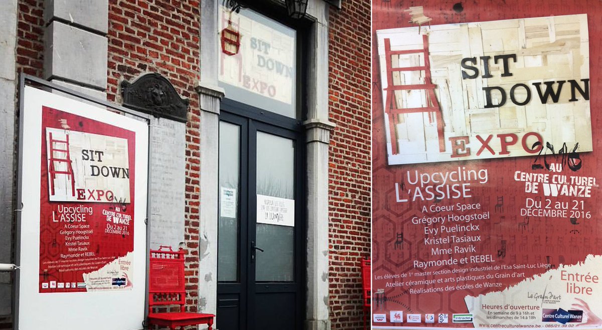 This wknd our expo openend @CentreCulturelWanze
A big thank you @VanessaChabothier for inviting us #upcycling #circulareconomy #surcyclage