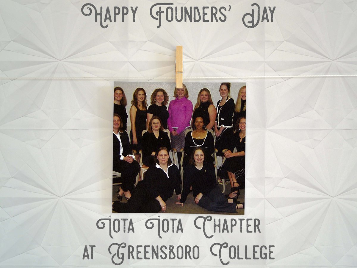 alphaxidelta's tweet image. Happy Founders' Day to our Iota Iota Chapter! They were founded on December 4, 2004 at Greensboro College.
