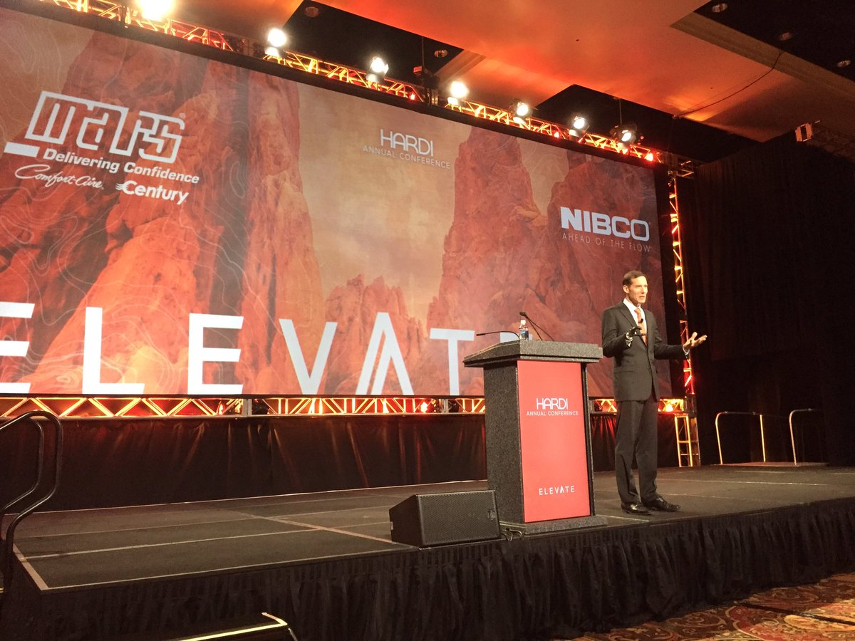 wholesalermag's tweet photo. Keynote speaker at today's #Elevate16 luncheon Aron Ralston @HARDInews https://t.co/6pD0HrDZeK
