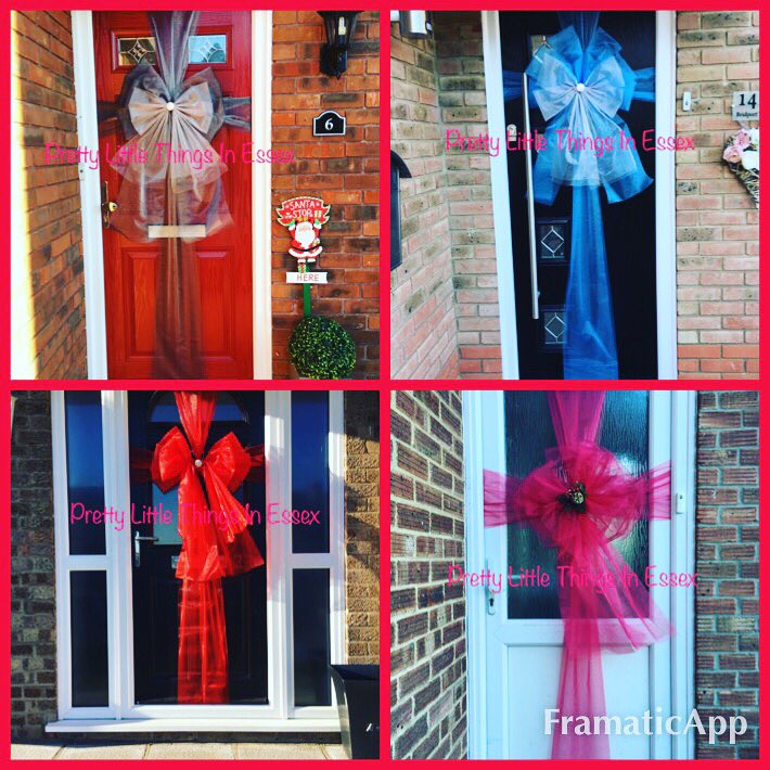 PrettyLittle35's tweet image. #prettylittlethingsinessex #doorbows #Christmas