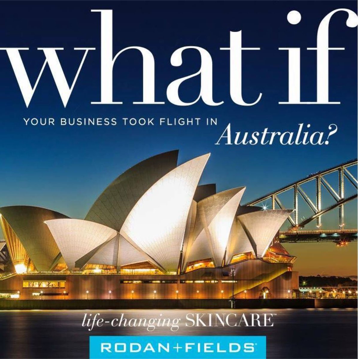 WhitneyKRandF's tweet photo. Rodan + Fields is in Australia! Who wants in?!  Referrals welcome!! https://t.co/IWY2vmVis1