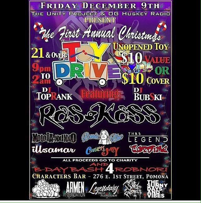 RAStaBARians's tweet photo. Ras Kass live at the Characters Bar. December 9th. Unopened 10$ value toy for admission. Or 10$ cover at the door. 21 &amp; over. https://t.co/BtAhRJBLTT