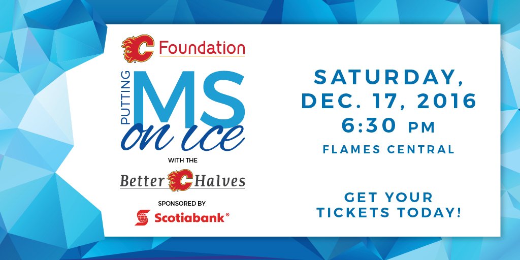 NHLFlames's tweet photo. The @FlamesFdn &amp; #Flames Better Halves are proud to host @scotiabank Putting MS On Ice at @flamescentral ~ https://t.co/OECent2VHy https://t.co/tjeXVVNfcq