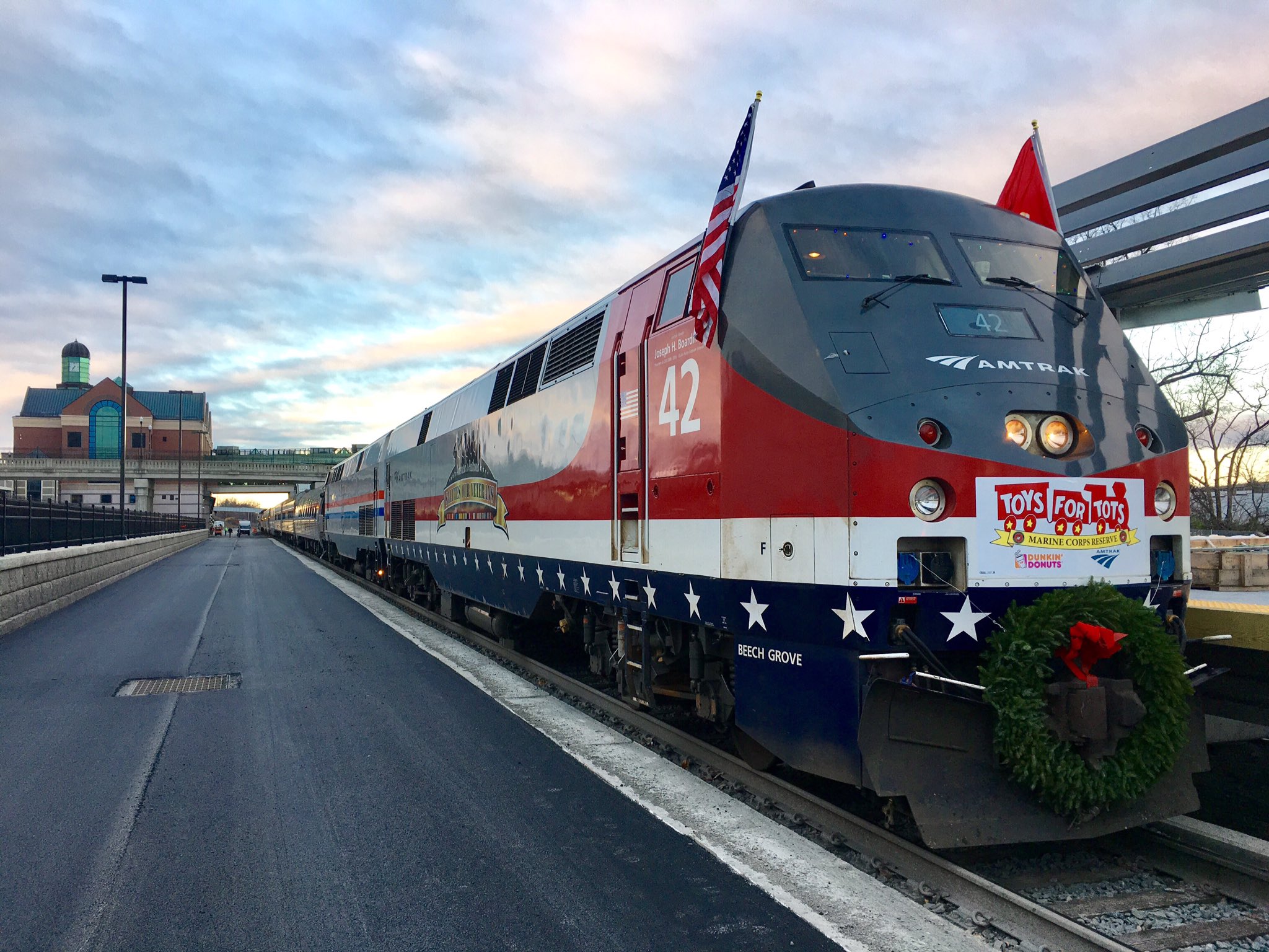 Amtrak on Twitter "Bringing Christmas joy to upstate New York on the