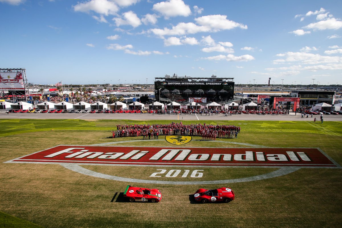 MotorsportsNBC's tweet photo. Sebastian Vettel, Kimi Raikkonen complete hot laps at @DISupdates for Ferrari Finali Mondiali https://t.co/T0un6XoJ0R #F1onNBC https://t.co/VS7Yds7A75