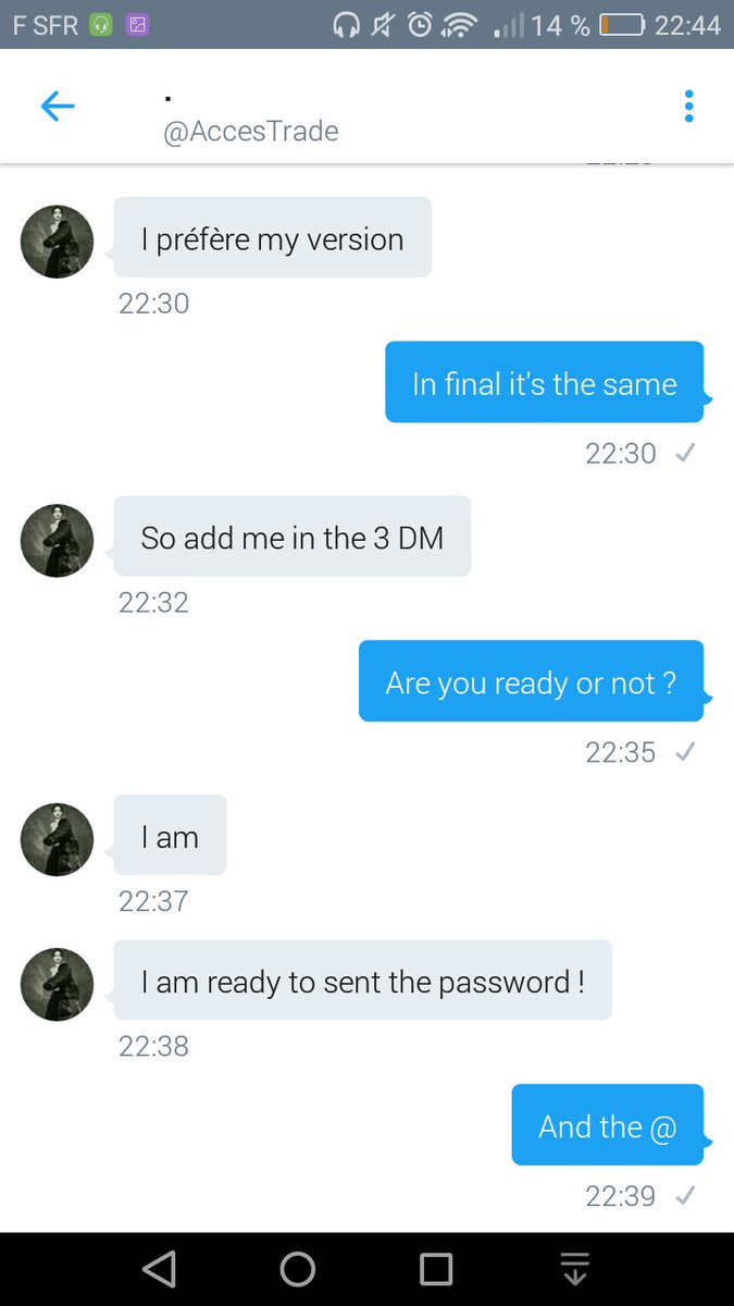 beginningtrades's tweet photo. /!\ Scammer Alert /!\ 
Don't Trade with @AccesTrade she's a Scammer she stole my holland, crystal' and Stydia

trade dm account accs acc https://t.co/NM5vNVRYtU
