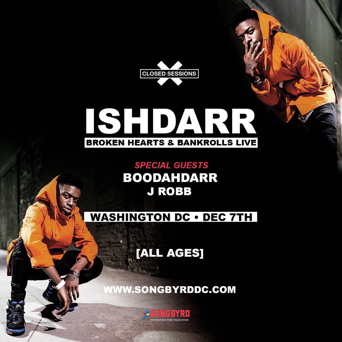 jrobbdaproducer's tweet photo. AYYE next week it's lit with @IshDARR and @BoodahDarr make sure you cop them tickets ASAP https://t.co/jAJEQRZ2Tv