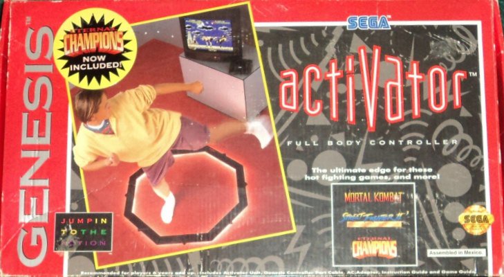 JimyDrive's tweet photo. Activator.
Periférico para Mega Drive que captaba nuestros movimientos.
Una de las mayores pifias de la historia de los videojuegos. https://t.co/BEIpj6I67W