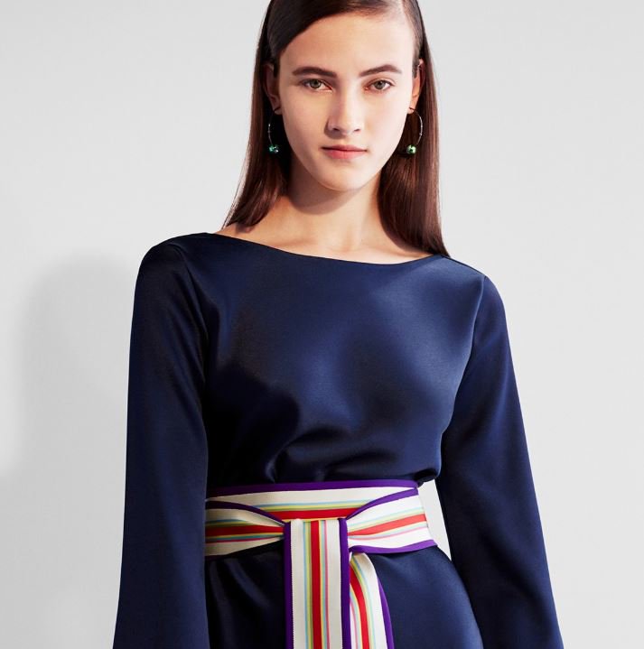 Kick your shift dress up a notch with a striped sash! Shop now at #DVFDallas