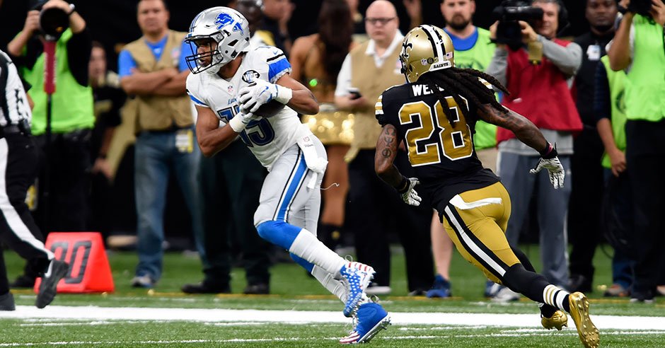 Lions's tweet photo. HIGHLIGHT: Stafford finds @ShowtimeTate deep for 66-yard TD: https://t.co/C0aPyEiQb5 https://t.co/SPKjxyTstH