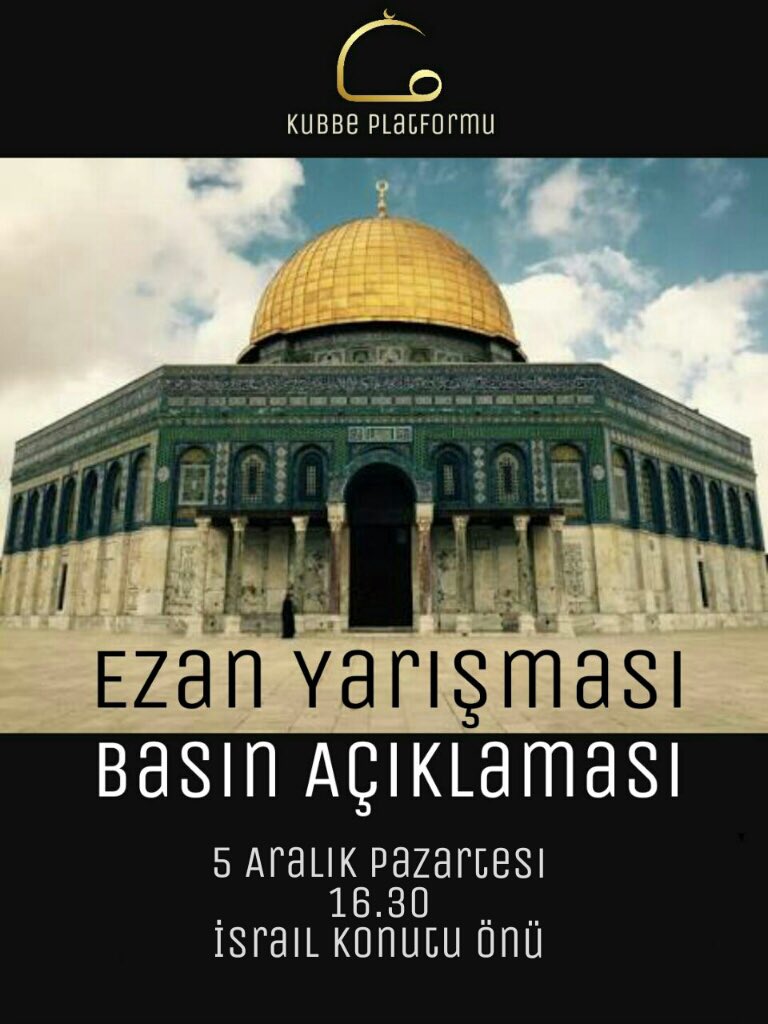KubbeDer_Hanim's tweet photo. "Ezan Kudüs semalarında kıyamete kadar yankılanmaya devam edecek"
İsrail parlementosunda oylanacak tasarıyı protesto için 16.30da konuttayız https://t.co/h3VY0z0y8y