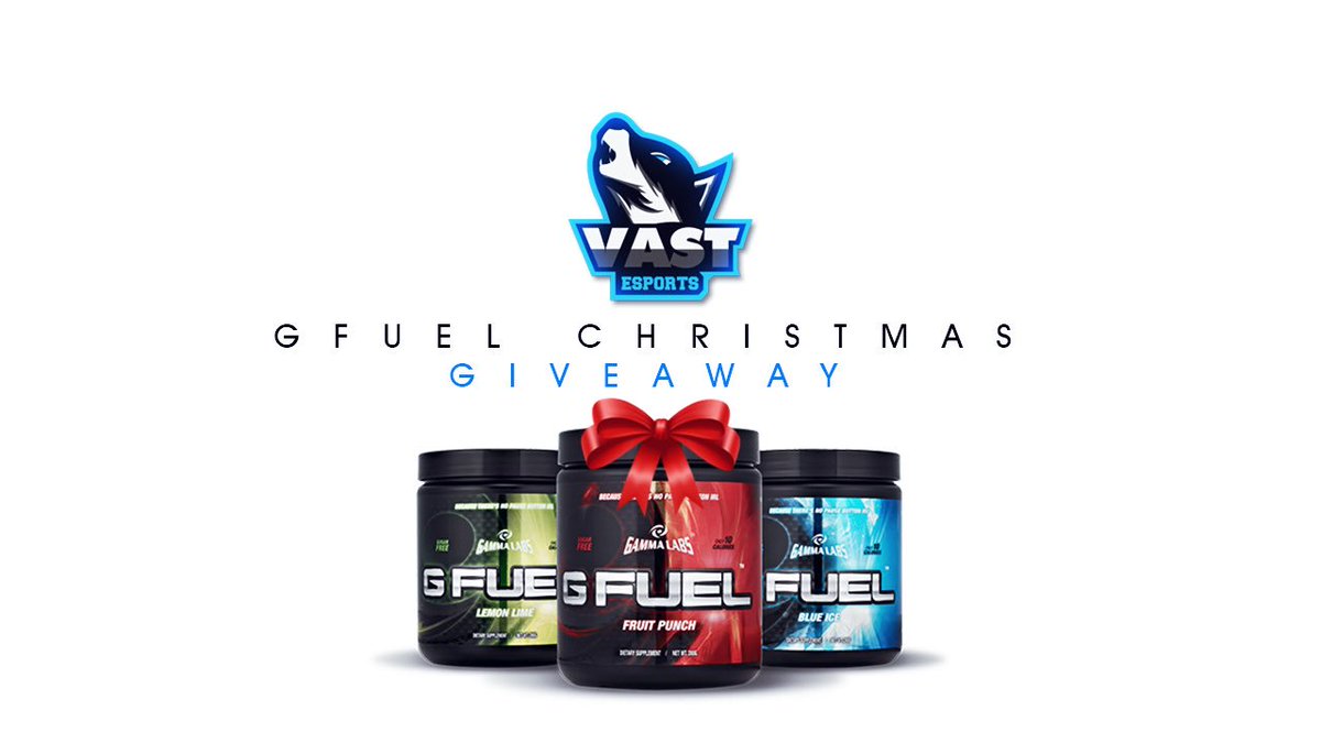 Vast_eSports's tweet photo. GFUEL Christmas Giveaway ! RT + Follow Us To Enter ! @ShawnAbner @HyperRTs @DNR_CREW @PS4CoDFAs @ShoutGamers @YTRetweets https://t.co/OEaUBZjwyT