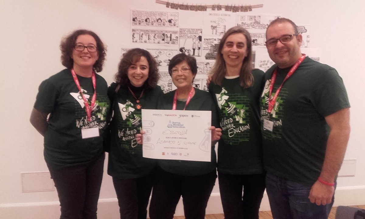 DoutroxeitoCwk's tweet photo. Scholla proxecto que máis se adapta ao cliente na @SWEDU_Galicia Grazas @WeKAb @creappcuentos @tadeganet @abonauta @Dthinkingal @robervigo https://t.co/sS1Ped9MAV