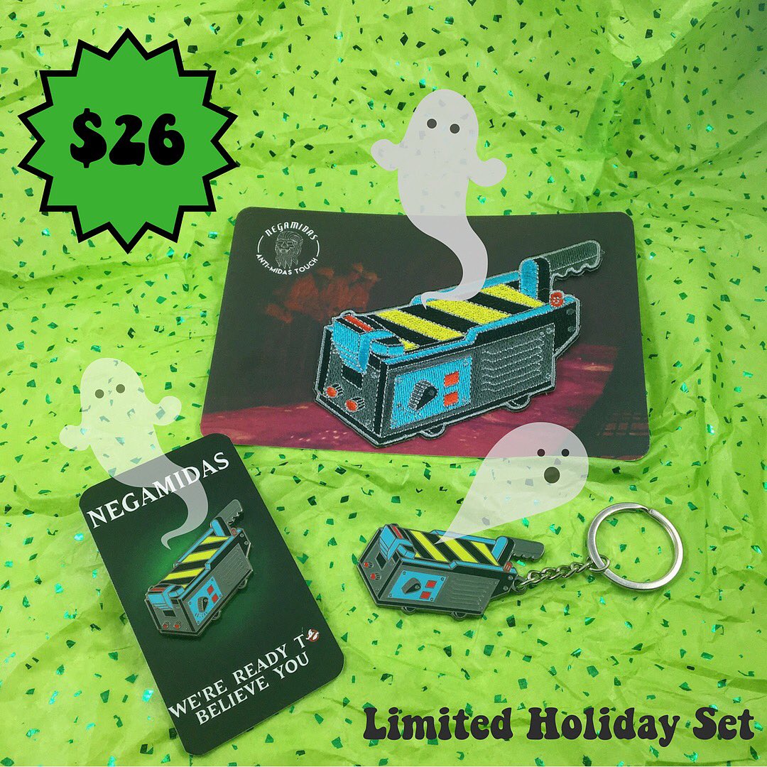 Limited amount of these discounted Gift Sets added to the site! negamidas.com #ghostbusters #ghosts