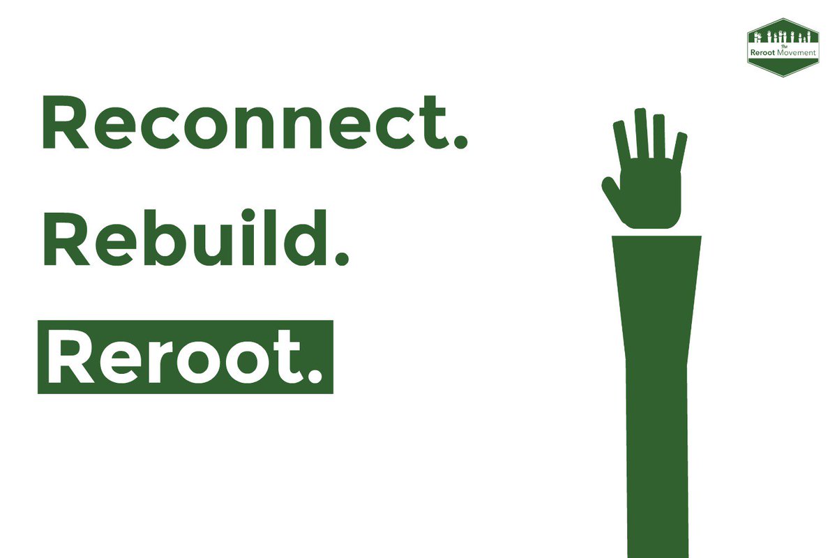 OberlinSPP's tweet photo. We need to reconnect, rebuild and #reroot within our communities. Are you in? Follow @RerootMovement today for updates https://t.co/iYzAQgeL33