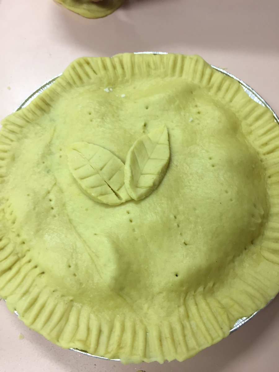 SmartRasp2's tweet image. Plum pie - The children at our after school clubs got creative with their decorations