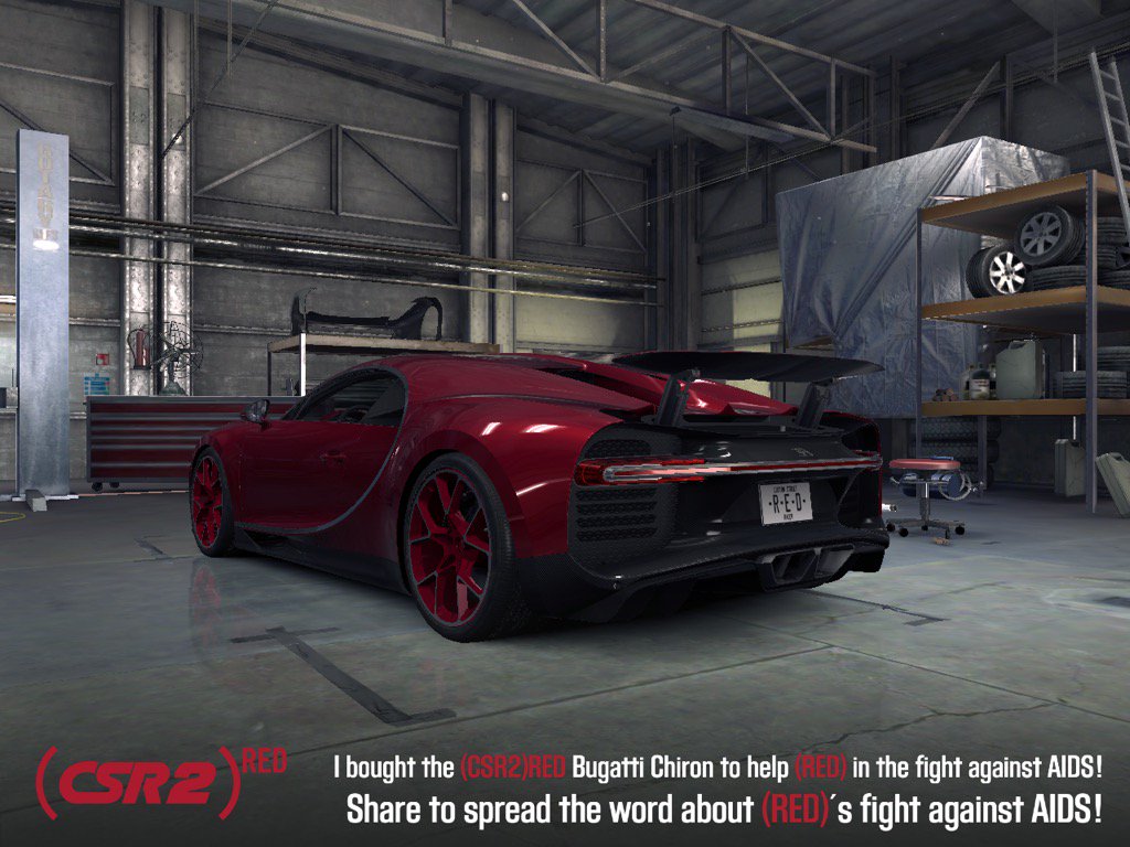 GTA_Events's tweet photo. Check out my Bugatti Chiron (CSR2)RED Edition in CSR2.
https://t.co/QrV5KW8vSC
#CSR2Contest #STINGERZ #GamesforRED https://t.co/jqgnAx5Drk