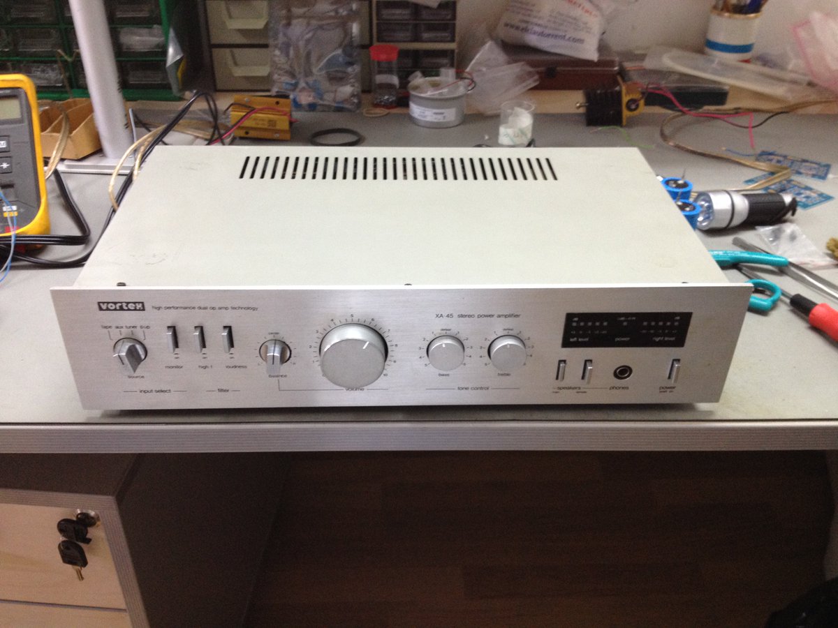 atm_audio's tweet photo. Una rareza. Amplificador Vortex XA45 https://t.co/XN0R9Jg4JO
