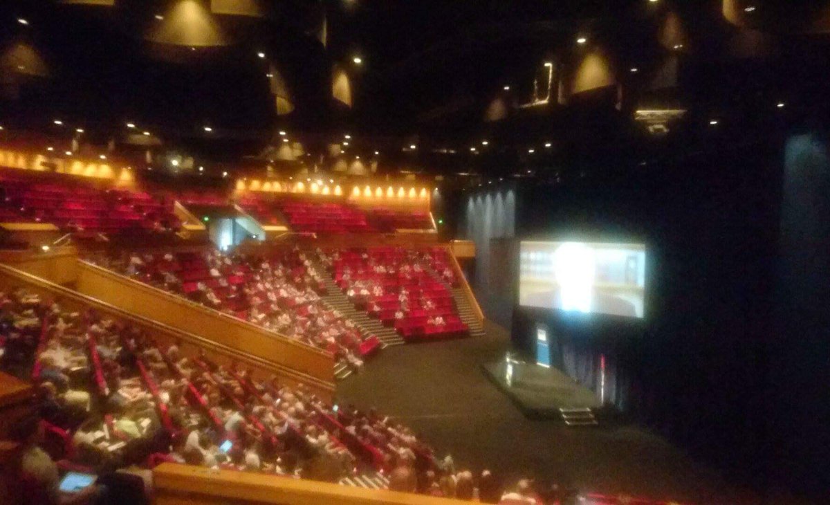 acjacko's tweet photo. Good morning APPC-AIP2016! Opening remarks by Brian Schmidt. #appcaip2016 #aip2016 Brace yourself, procrastinatory tweets are coming. https://t.co/Bgol8fMLID