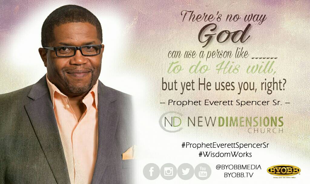 BYOBBMEDIA's tweet photo. We highlight those who highlight the Christ! 
#byobb 

https://t.co/b4Sc2pehSB

Prophet Everett Spencer Sr. 
Of New Dimensions Church https://t.co/8om14HQjvJ