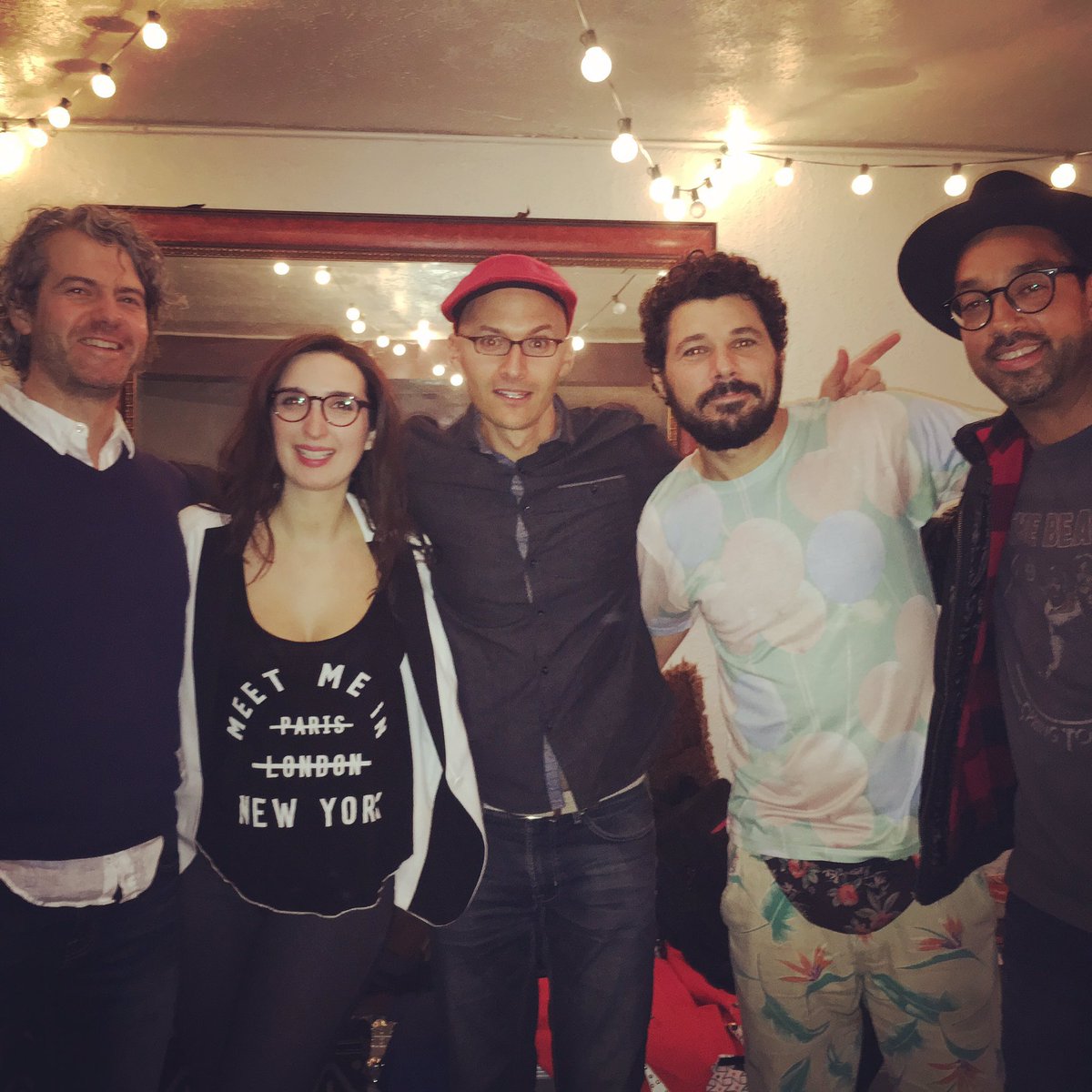 ericschwartz's tweet photo. We brought it down & slaughtered frowns at @TheVirgil #ZeroToBilly last nite! W/ @billygalewood @dothepigeon @WeAreThomasse @mixtapeforever https://t.co/cbC0t1gIZi