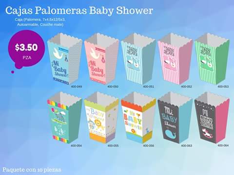 PartyColoor's tweet photo. #PartyColor trae para ti #CajasPalomeras para #BabySower. Con #diseños increibles. https://t.co/CHmlijVH1I