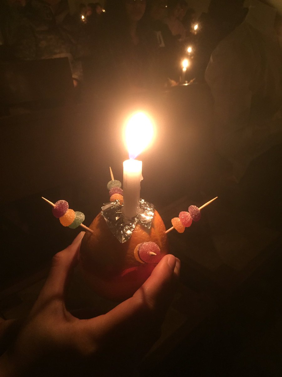 A beautiful #Christingle service with the #boarders tonight lead by <a href="/southwoldhal/">Halcyon Meldrum</a>