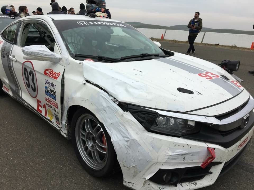 SheaRacing's tweet photo. Grueling 25 hour race sometimes means unforeseen things. Although, not a single failure in this car. That's the @HondaRacing_HPD brand! https://t.co/MfAachpO7r