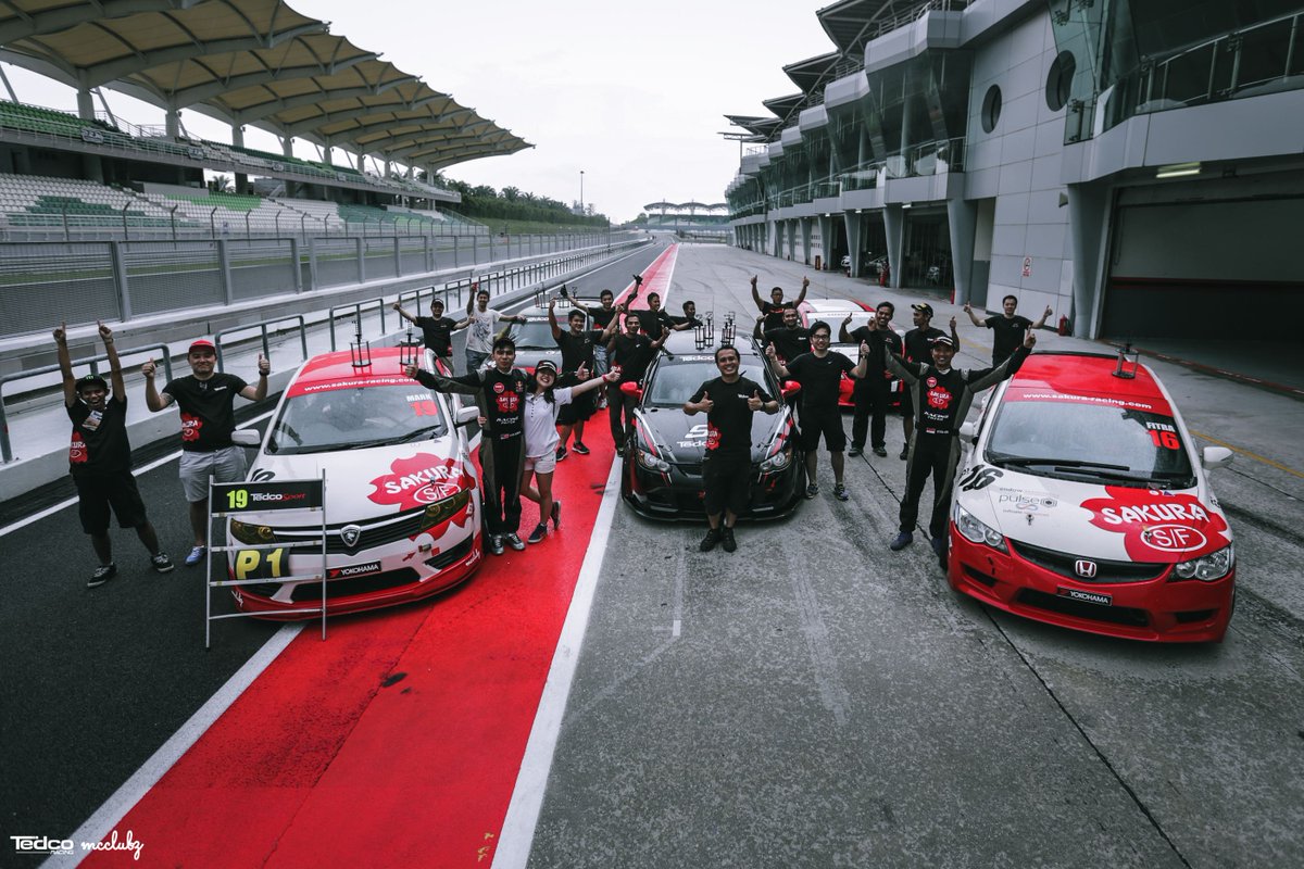 Sakurafilter's tweet photo. Victorious Win for Sakura-Tedco Racing Team! Congratulations!
2016 Malaysian Touring Car &amp; 2016 Touring Production
https://t.co/N6lFfXbq72 https://t.co/xJ2cE8zBpn