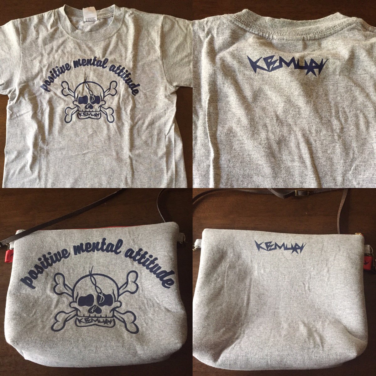 Akashiya 最近のハンドメイドは自分用で若かりし頃着ていたkemuriのtシャツをリメイクしてショルダーバッグ にしました 過去はキッズのlサイズを着ていた私 今はtシャツのサイズはlサイズかxlサイズ体型隠しが大変な日々 Kemuri バンドtシャツ
