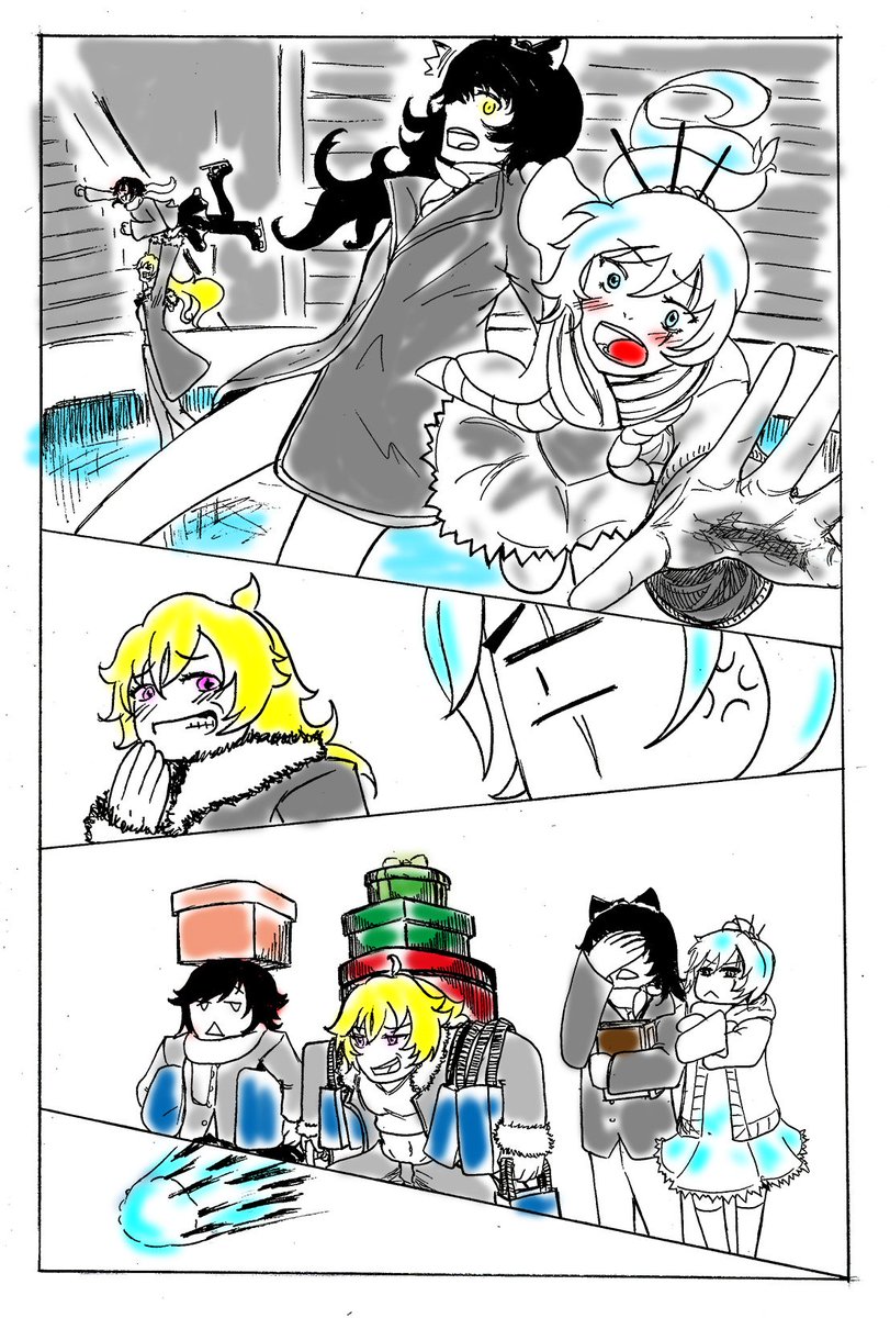 ShaYurigami's tweet photo. #RWBY #yuri #WhiteRose #IceFlower #Bumbleby #Doubledate #IceSkating #Shopping #Reading #colored #Promptcember https://t.co/xqrAjcYWVj