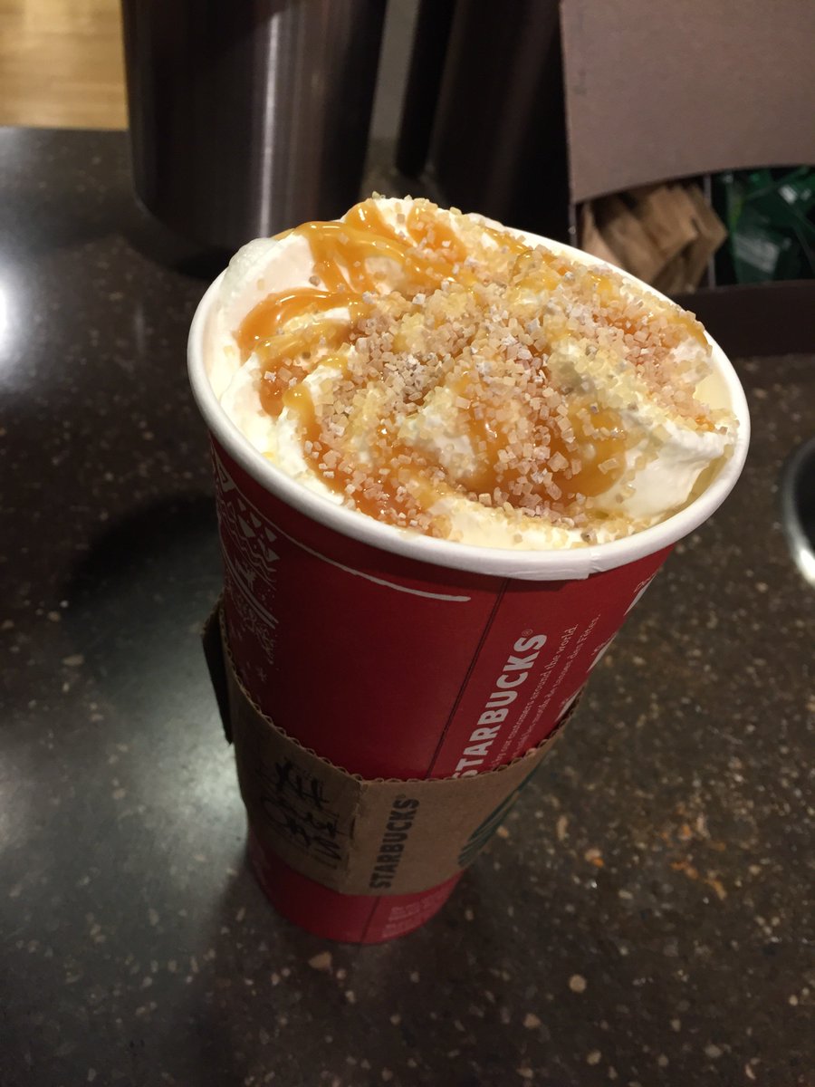 Evoo3000's tweet photo. Venti, extra hot, caramel apple spice with salt @patrickstarrr #starbucksorder https://t.co/dQbwBOjrxX