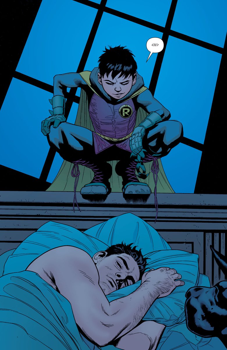 bestofdamiwayne's tweet photo. "You up, Father?"
— Batman and Robin (2011) #38 https://t.co/YqgU3IUqgf