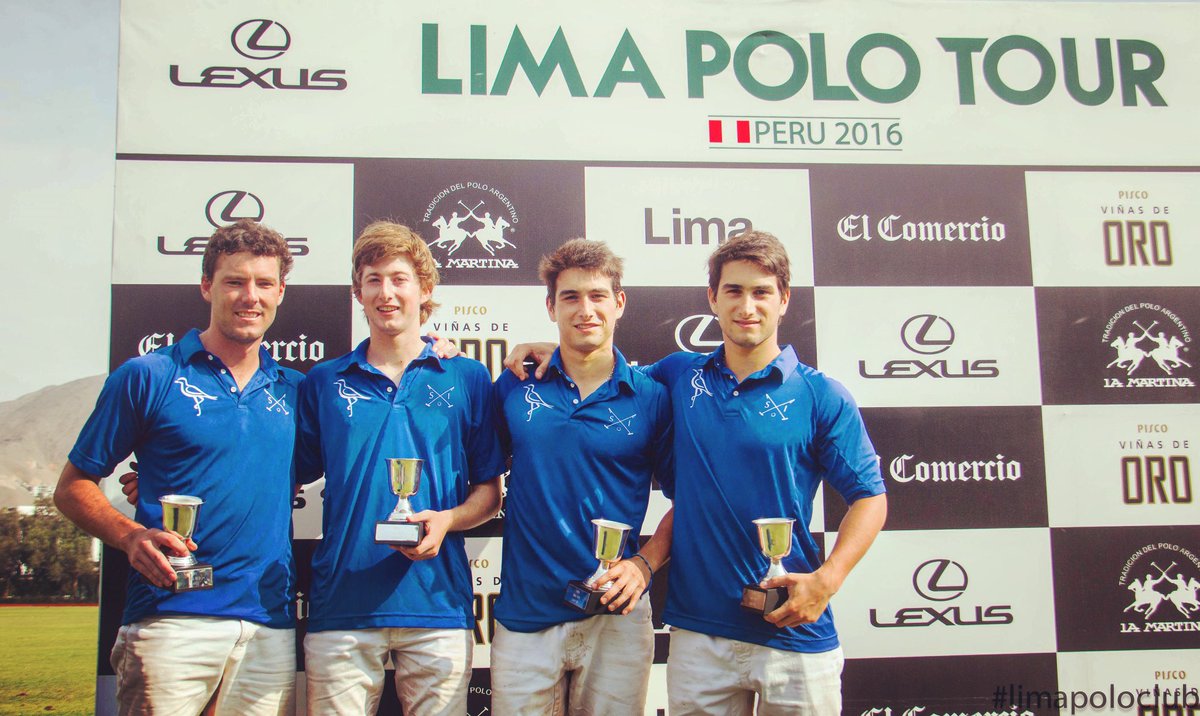 #Huerequeque ganador de la #CopaLimaPolo . Felicitaciones Antenor,Conrado,Sebastian y Santiago!