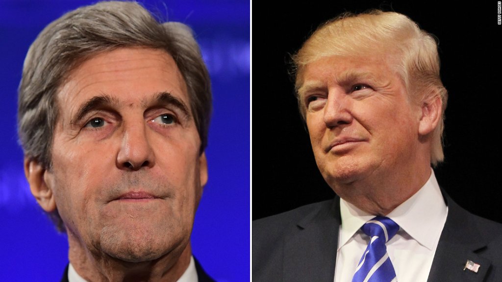 cnni's tweet photo. Secretary John Kerry says Trump did not contact State Department prior to calls with foreign leaders https://t.co/L9H2OF7EhO https://t.co/xSbd1ZRX3B