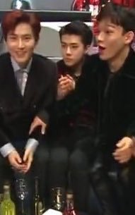 shkh9493's tweet photo. น่ารักจังเลย นั่งเบียดๆกัน ลูกเจี๊ยบฉันนั่งหดมาก 55555👶
#SEHUN #EXO #SUHO #CHEN https://t.co/8xs5ycg6qa