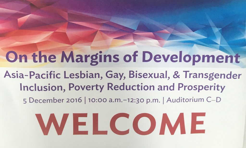 Join us this morning as we cover this event happening now at ADB #OntheMargins #ChangeTheConversation