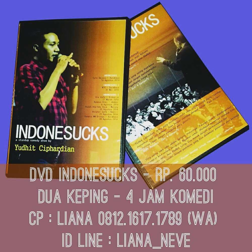 Yuukkkk udah pada beli DVD #INDONESUCKS belom nih?