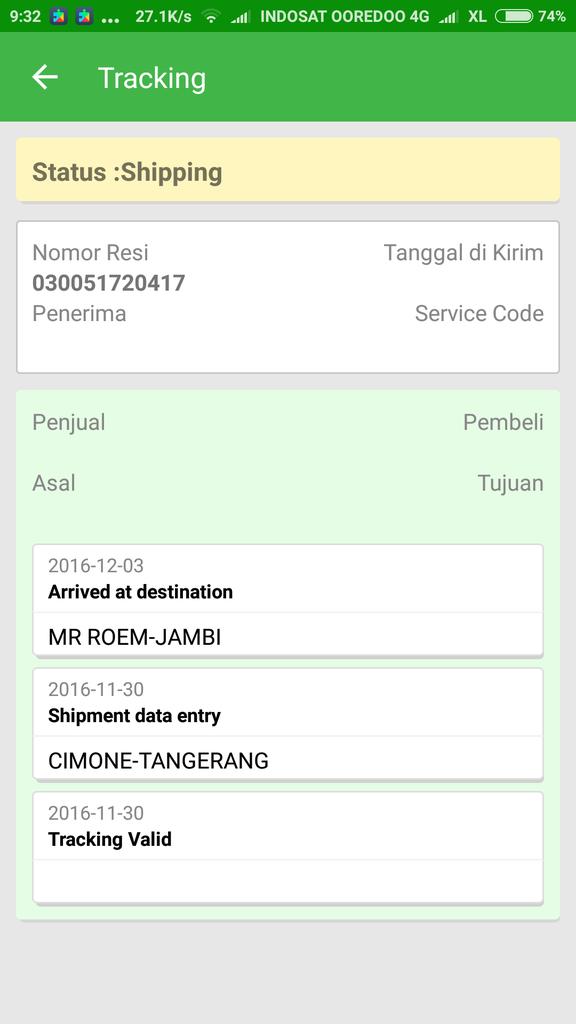 fajarsan90's tweet photo. @TokopediaCare tolong dibantu utk konfirmasi terima brg no. INV/20161115/XVI/XI/57826859
Terima ksh https://t.co/phegs4apHU
