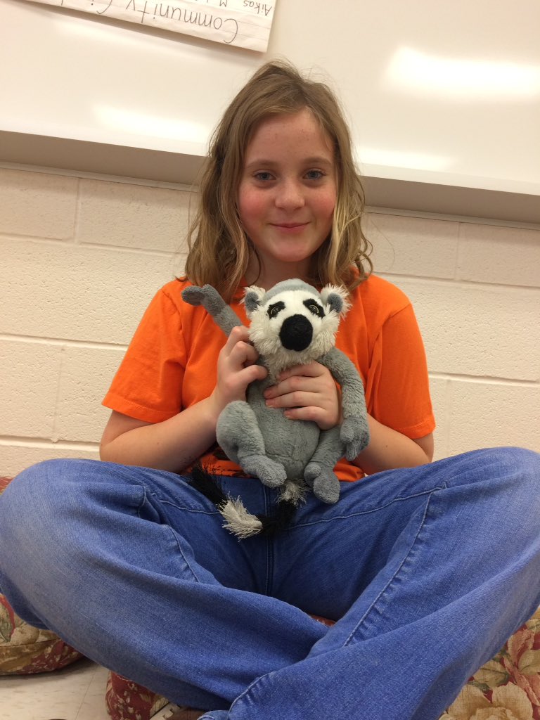 tracyburk2's tweet photo. @cpkgeorge Lucy is making a habitat for Mr. Lemur. How are you? https://t.co/u4EBXW3rNd