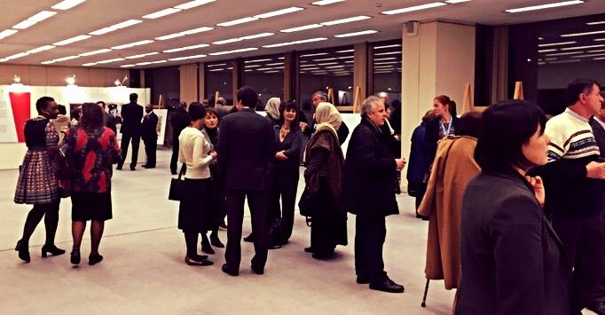 IAYProtector's tweet photo. Our opening of a 2 week exhibition in Geneva @UN HQ was attended by 350 dignitaries, Ambassadors and civil society members #IAmYourProtector https://t.co/GryTfGNwFD