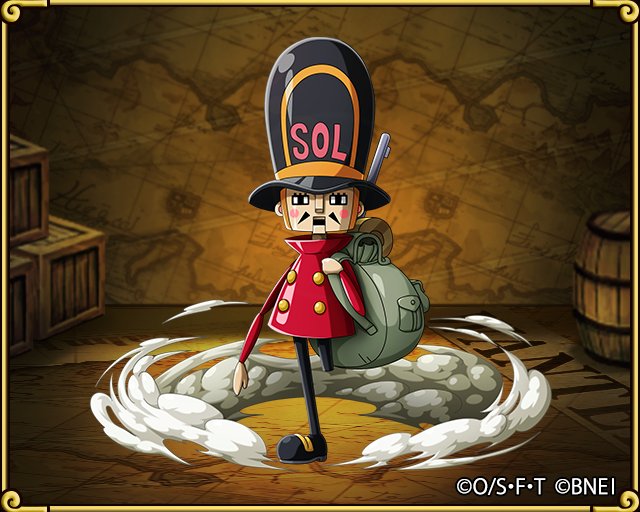 One Piece トレジャークルーズ V Twitter 新キャラ情報 ある女の子に剣術を教えているオモチャの兵隊が スペシャル島に登場 コロシアムの雷兵 という異名で呼ばれているあたり 只者では無い予感がします T Co D1lzyauiev トレクル