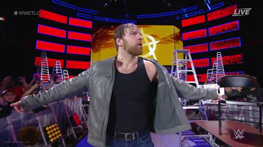 JonMoxleyDotNet's tweet image. Here's Ambrose! #deanambrose #wwetlc