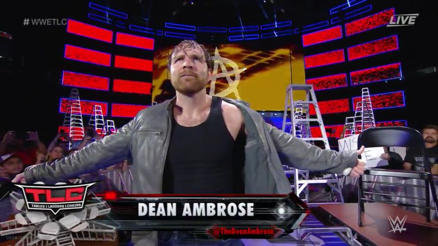 JonMoxleyDotNet's tweet image. Here's Ambrose! #deanambrose #wwetlc
