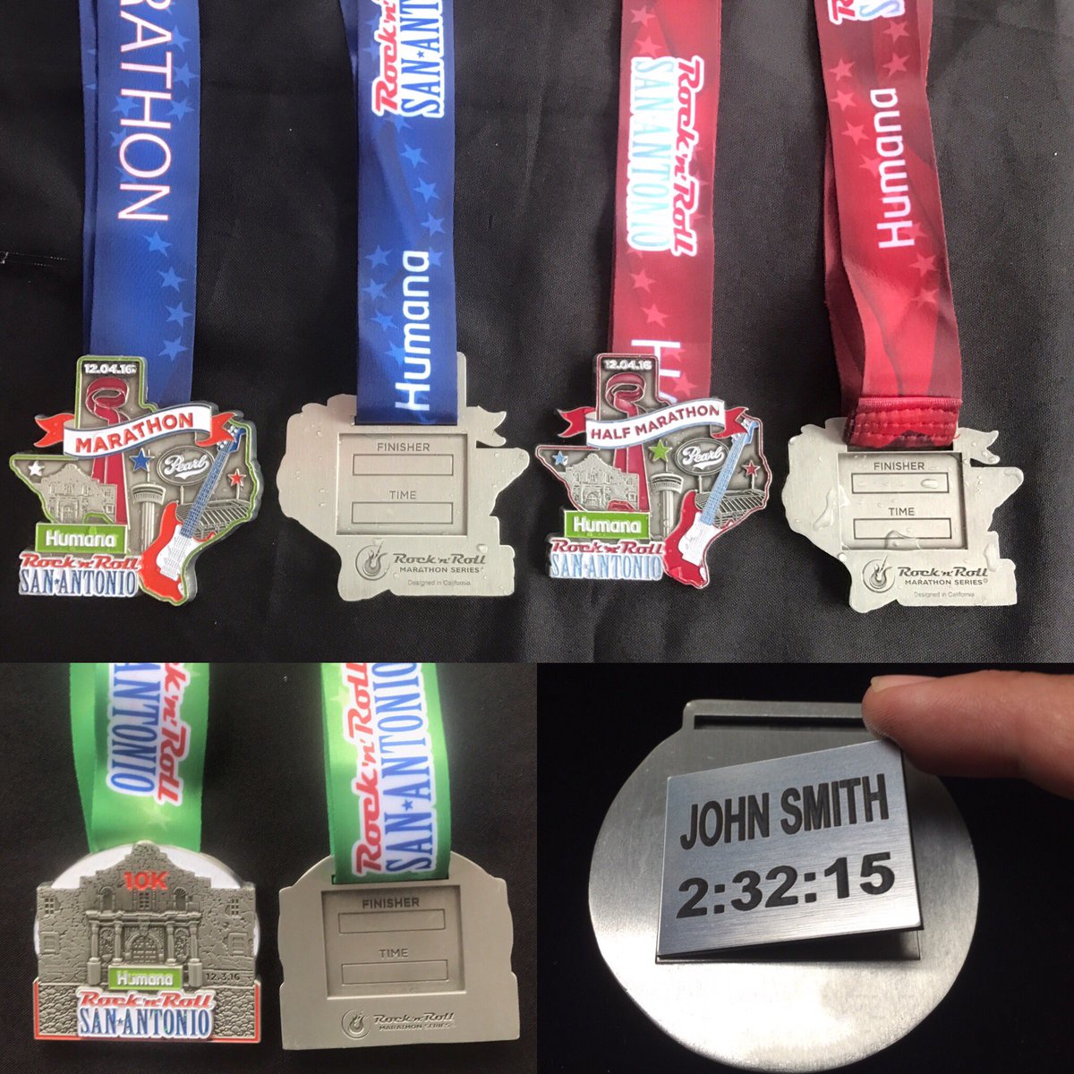 PrMedal's tweet photo. Congrats @RunRocknRoll San Antonio runners! It's not to late to get your medal engraving w/ #ETAGS visit us @ https://t.co/9GDP2e3xy3 #RnRSA https://t.co/c60NYbH2vh
