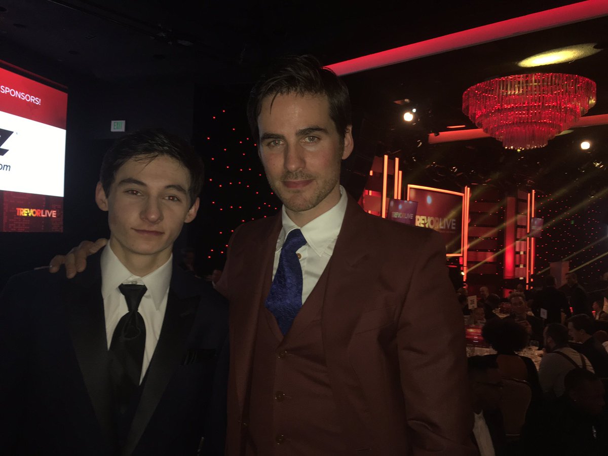 colinodonoghue1's tweet photo. Supporting @TrevorProject !! #TrevorLIVE Also, Mid-season finale tonight!!!! @OnceABC @Jared_Gilmore https://t.co/Ucysj9kl6G