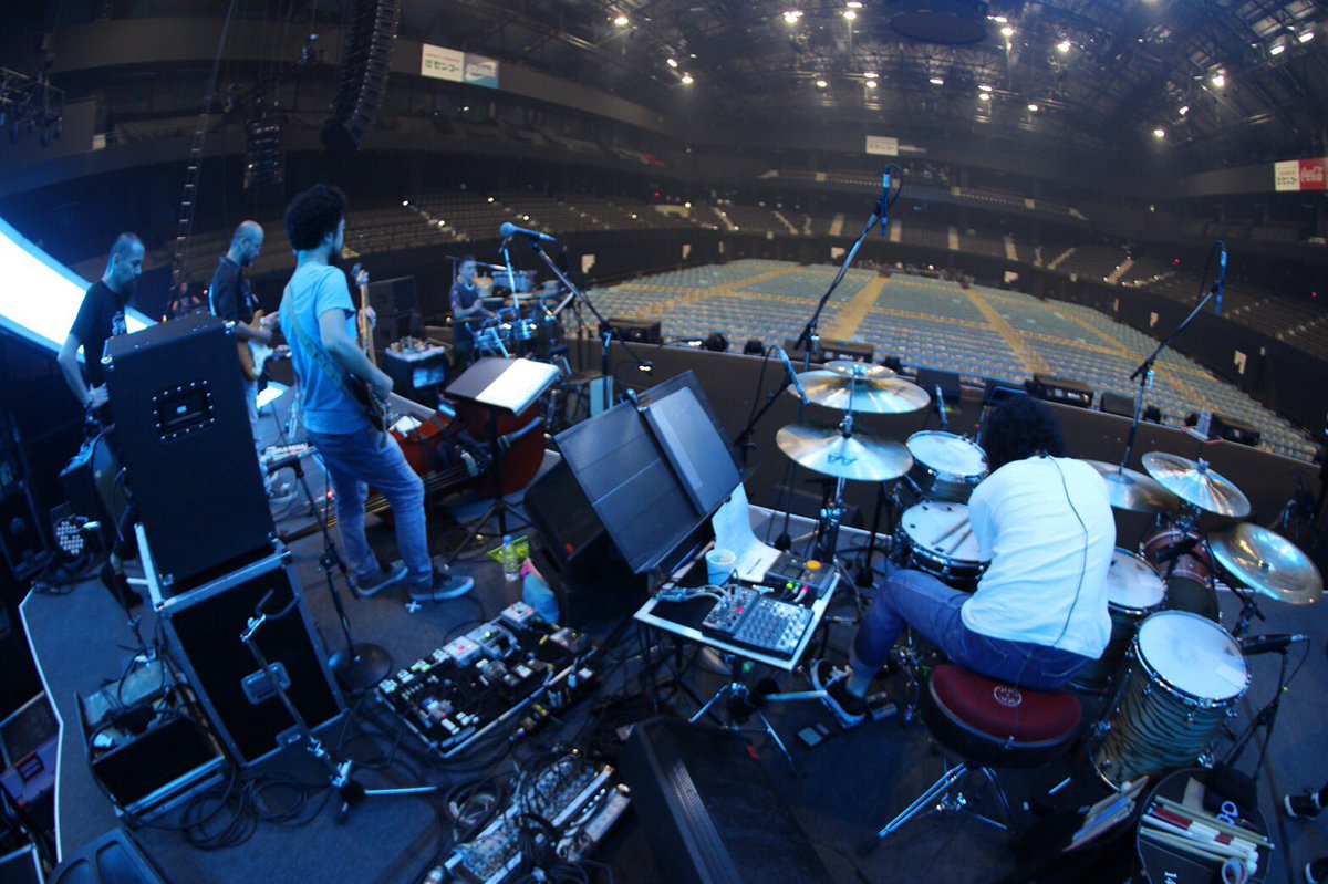 Touring Japan.