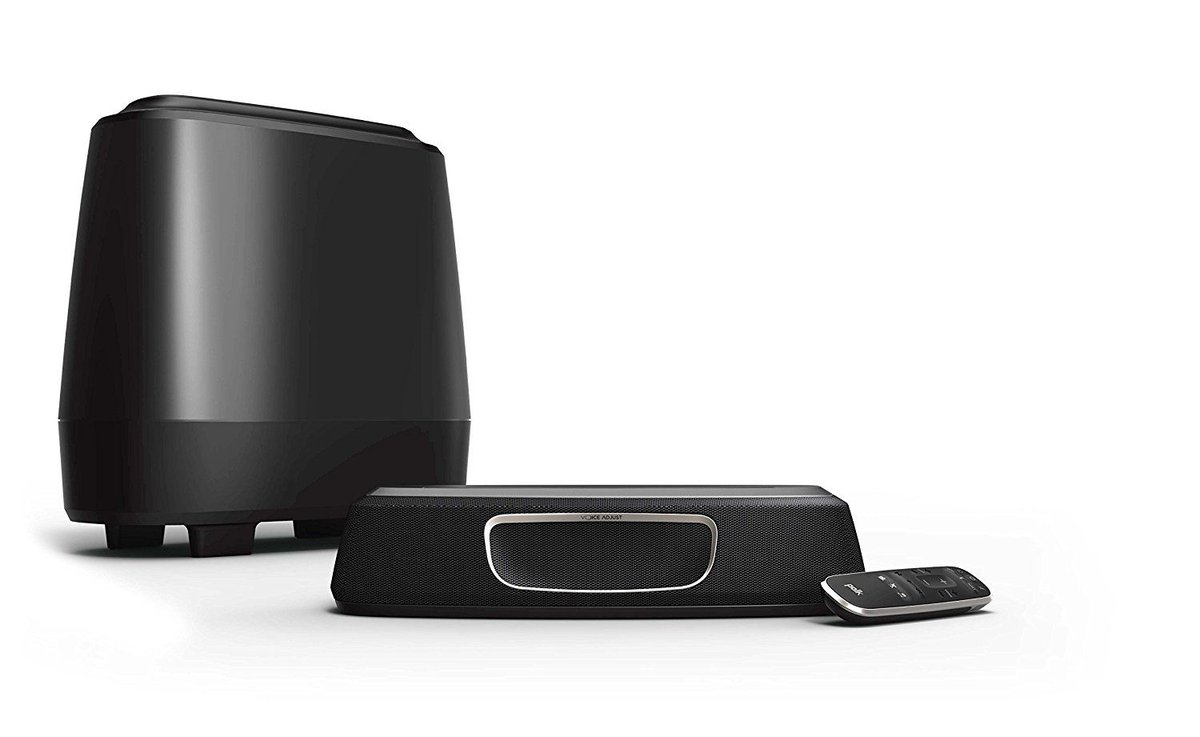 GiftStarter's tweet photo. Polk Audio MagniFi Mini Home Theater Sound Bar System Share the cost. START NOW: https://t.co/G1zTy4eDrk #giftideas #giftTogether https://t.co/nOsU1PaLec